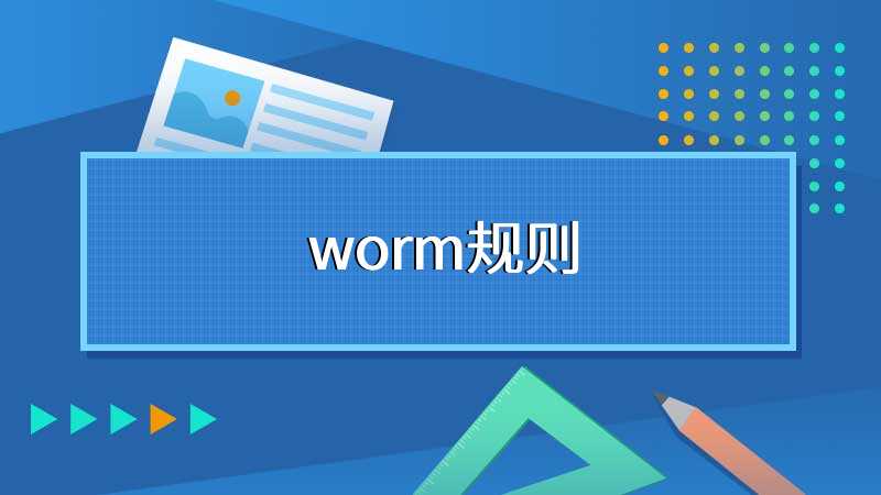 worm规则